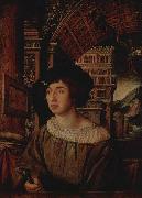 Ambrosius Holbein Portrait of a Young Man, oil painting reproduction
